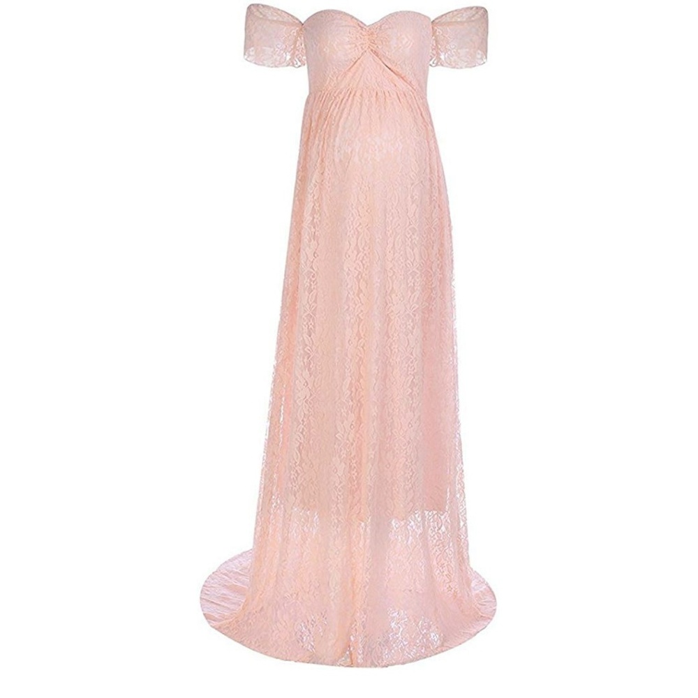 Maternity lace dress in medium